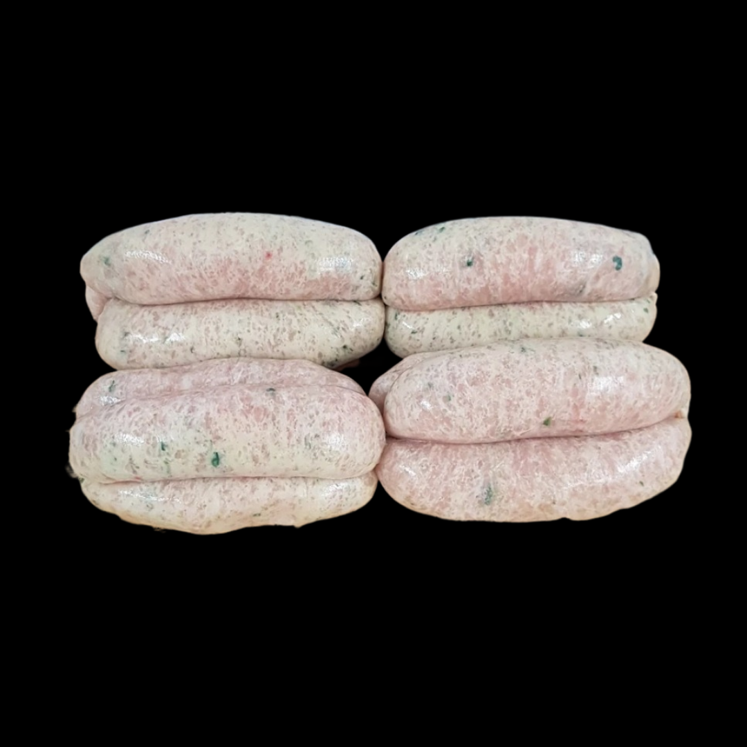 Chicken & Spinach Sausages - Halswell Butchery