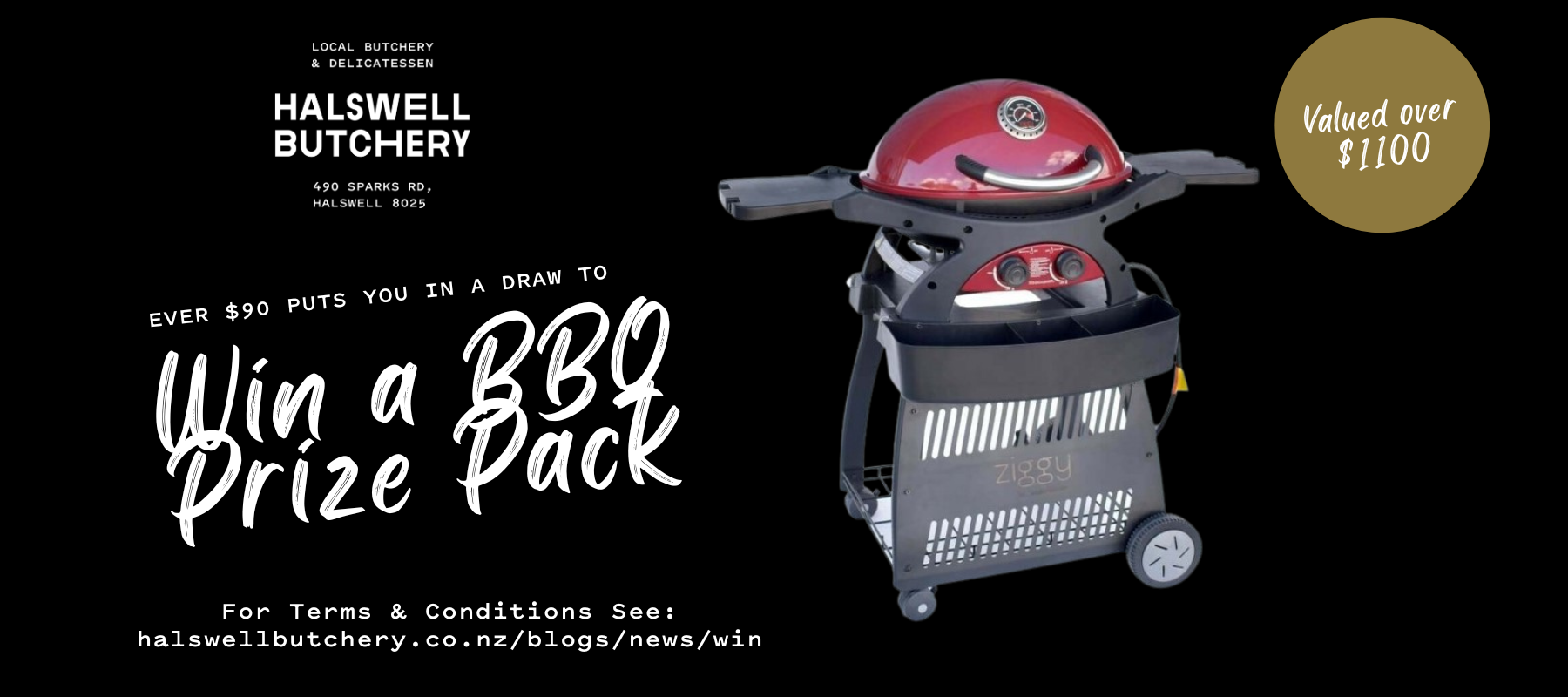 WIN a Ziggy Classic Series BBQ when you shop in November & December 2023