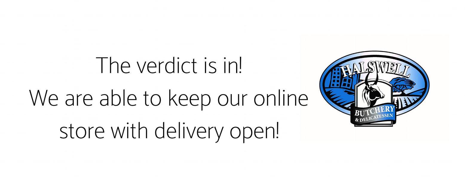We just got offical word that we can keep our online store open to service everyone who wants meat delivered!! - Halswell Butchery