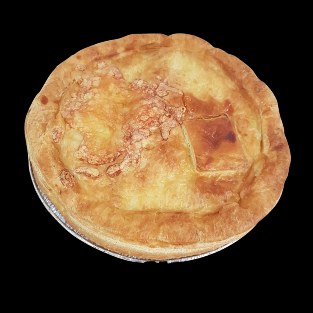 Mince &amp; Cheese Family Size Pie - Halswell Butchery